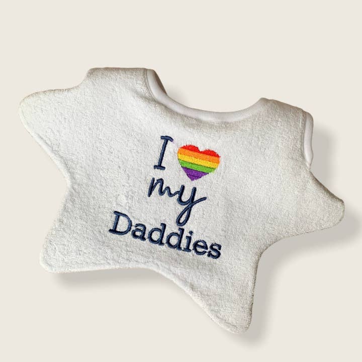 Bavoir bébé Daddies PRIDE pour la vente par Dribble Days