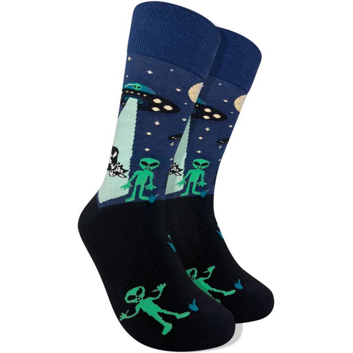 Imagery Socks - Wholesale Socks – Men's - Men's Alien, UFO and Cow Socks4