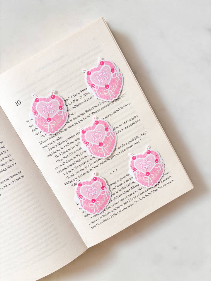 Book Lover Vintage Cake Sticker for wholesale by Fleurs on Sunday