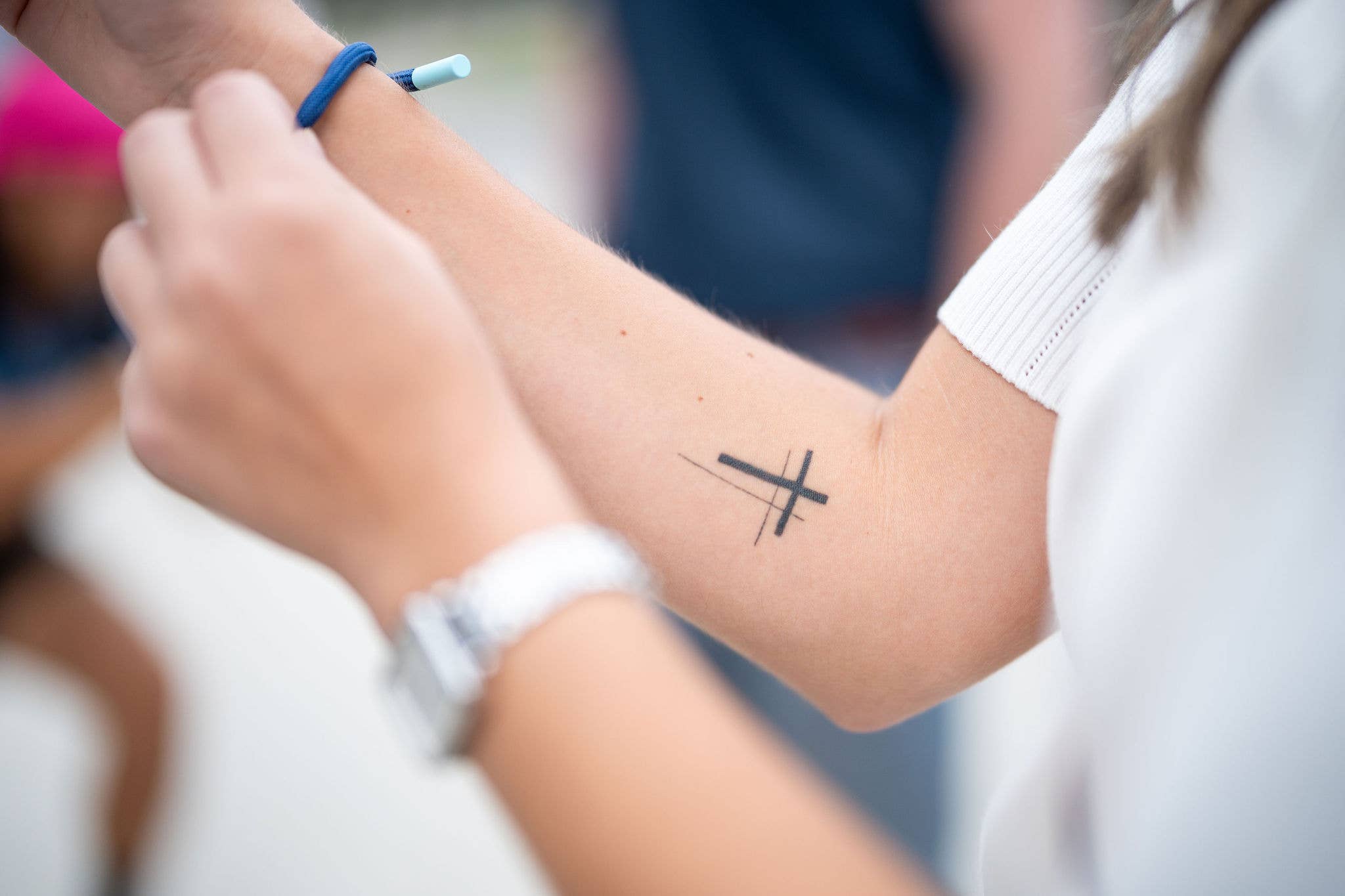 The Prayer I Share - Wholesale Woven/Braided Bracelet - JUST BE KIND Christian Cord Bracelet | Christian Athletes7