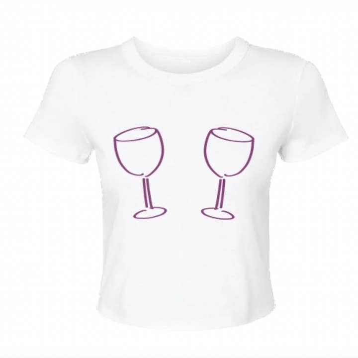 Wine Glass Baby Tee for wholesale by Vinat