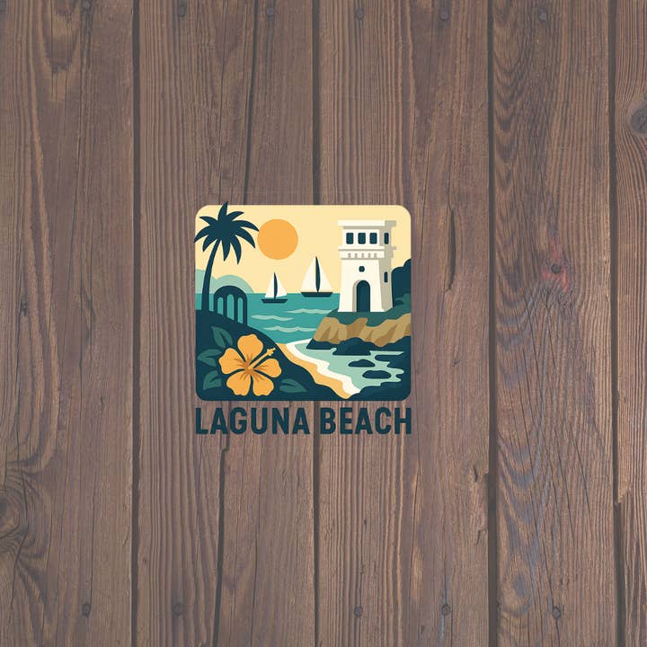 Kase Wear - Wholesale Sticker - Laguna Beach Sticker1