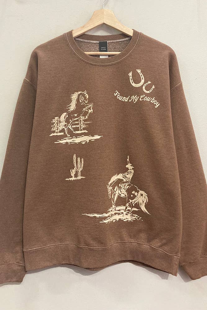 KAFFE Har fundet min cowboy-sweatshirt for engroshandel på Faire1