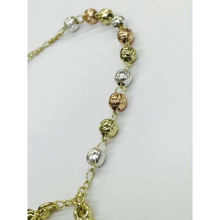 Raf Rossi Gold Plated - Wholesale Prayer beads necklace - Multicolor Rosary1