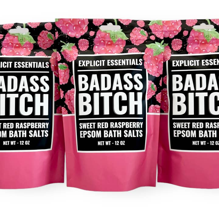 Explicit Essentials - Wholesale Bath Salts - Bad Ass Bitch Bath Salts 12oz Bag 1