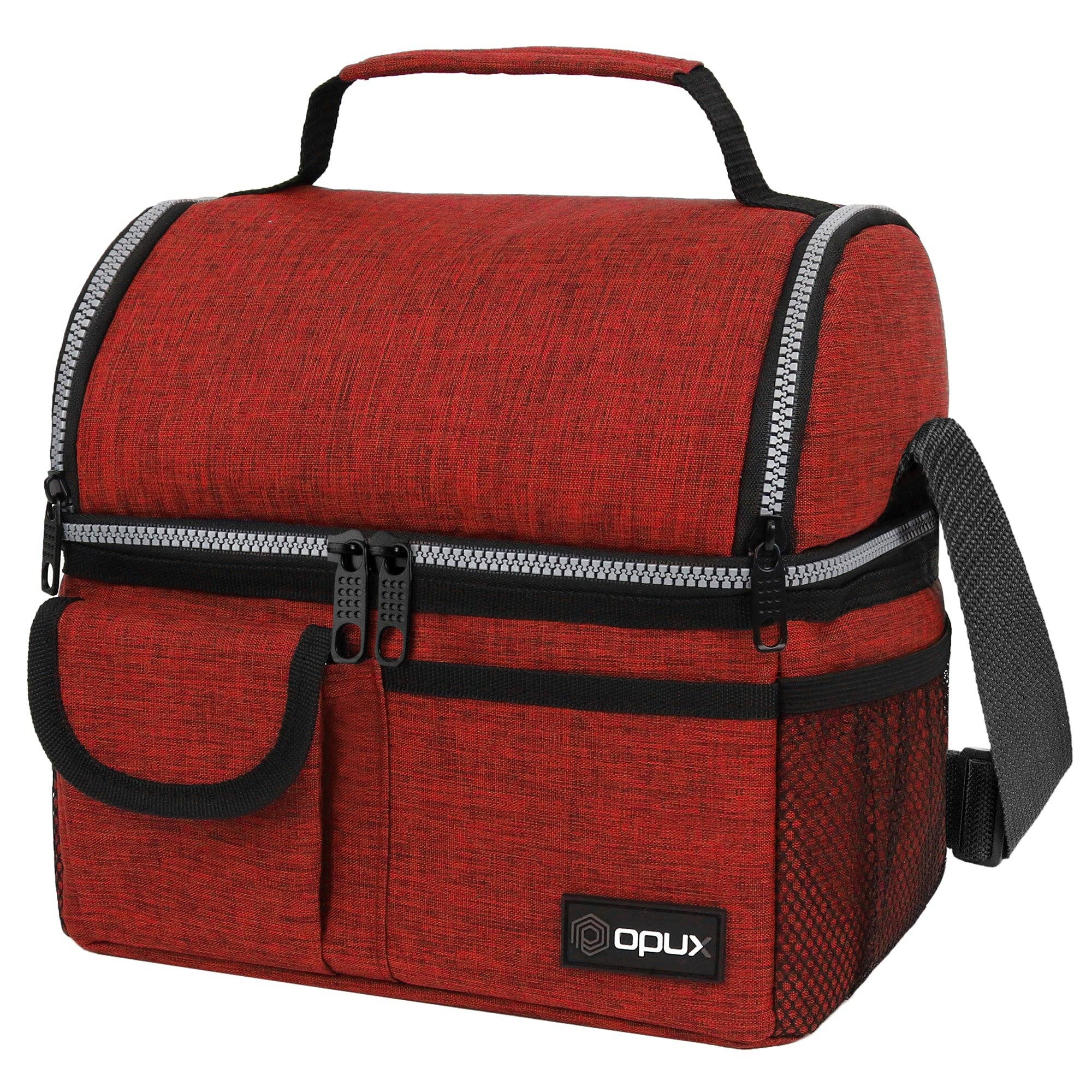 OPUX - Wholesale Lunch Bag/Box - Two-Sided Double Deck Insulated Lunch Box - 16 Cans32