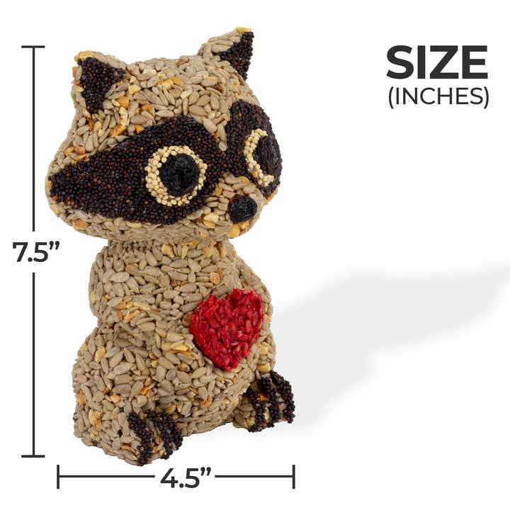 Birdzy - Wholesale Bird Feeder - Racoon Bird Feeder (Gifts For Bird Lovers)2