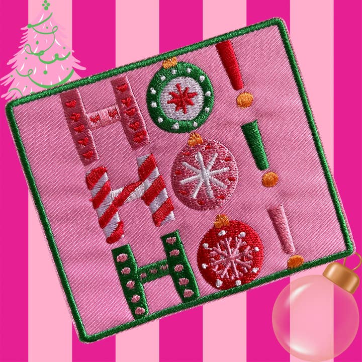 The Onion Patch - Wholesale Trucker Hat - Women's - Christmas Patches/ Ho Ho Ho Patch/ Hat Bar/ Trucker Hat