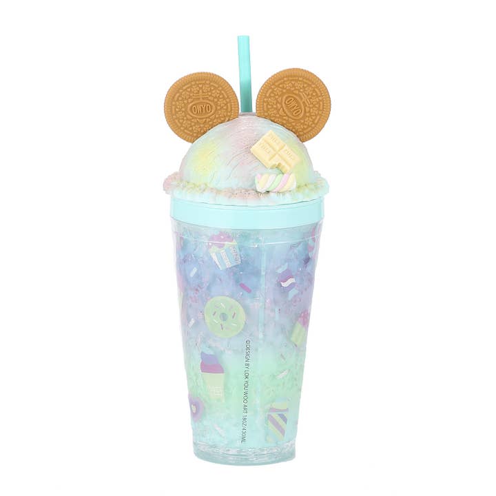 Bewaltz - Wholesale Insulated Mug/Tumbler - Cookie Mouse Ear Sweets Rainbow Tumbler - 16 Oz