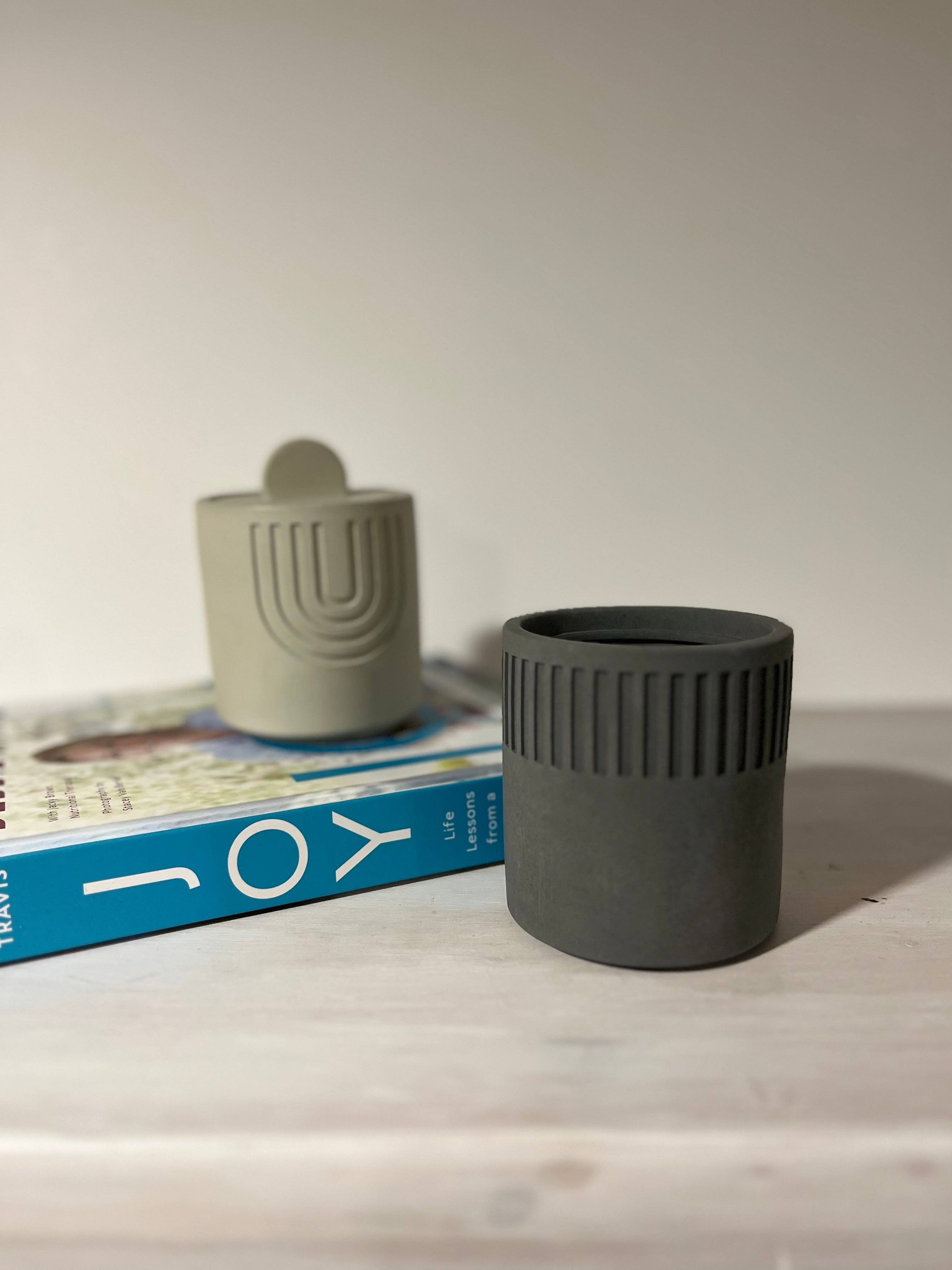 Joyful Lotus – Großhandel Blumentopf – Betontopf mit Deckel im nordischen Stil6