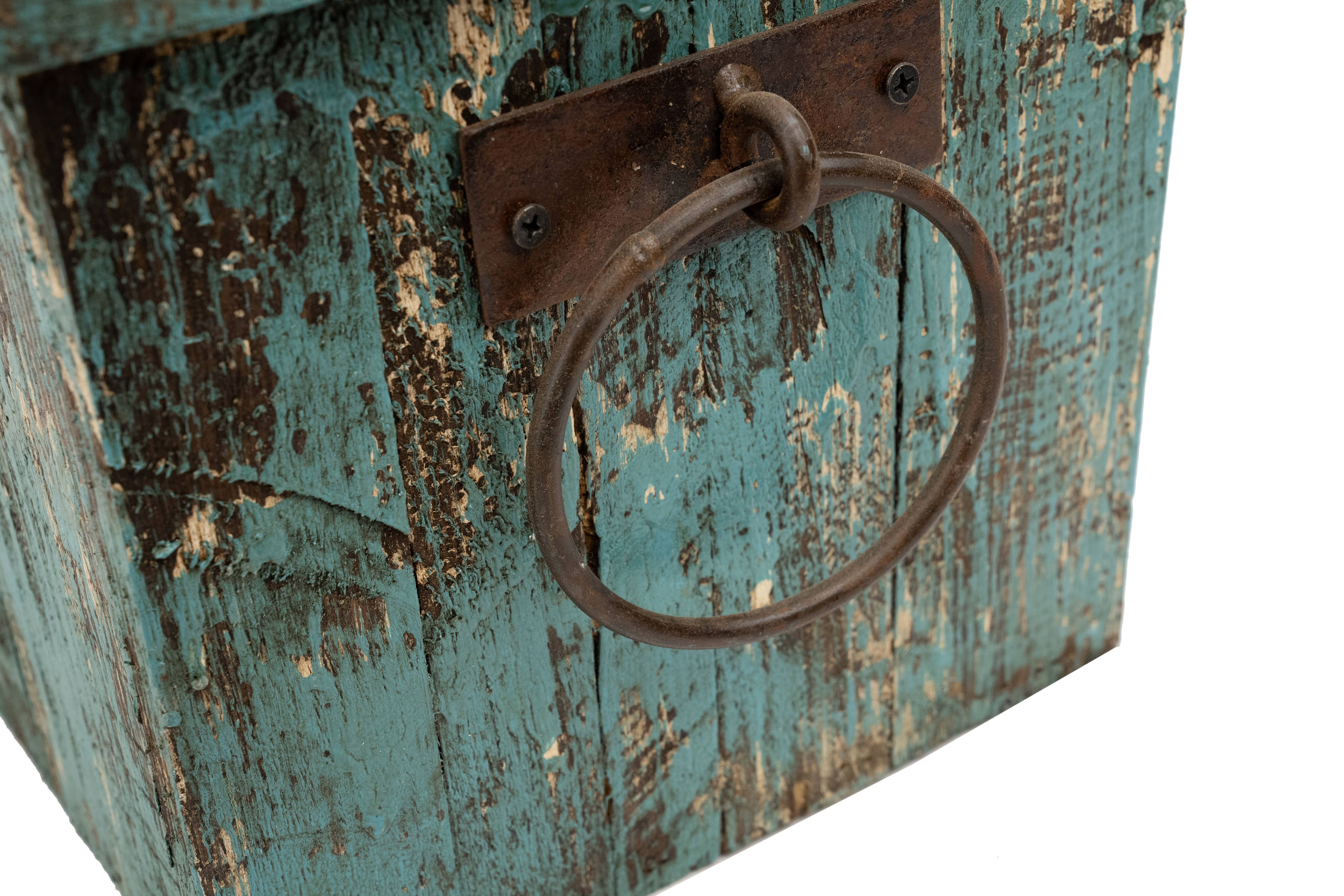 My Amigos Imports - Wholesale Planter Box - Gardner Rustic Wooden Square-Planter-11x11x10H-Garden Decor2