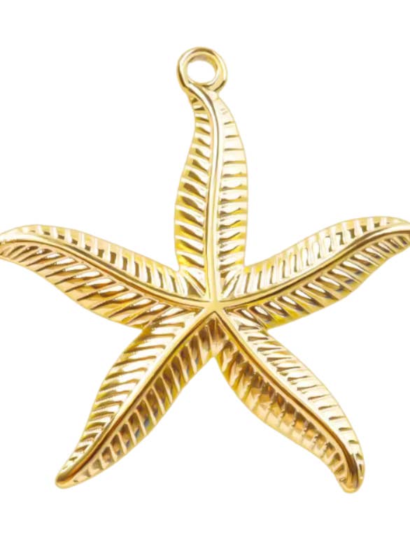 Charme Étoile de Mer Or pour la vente par Coco Luna Collection