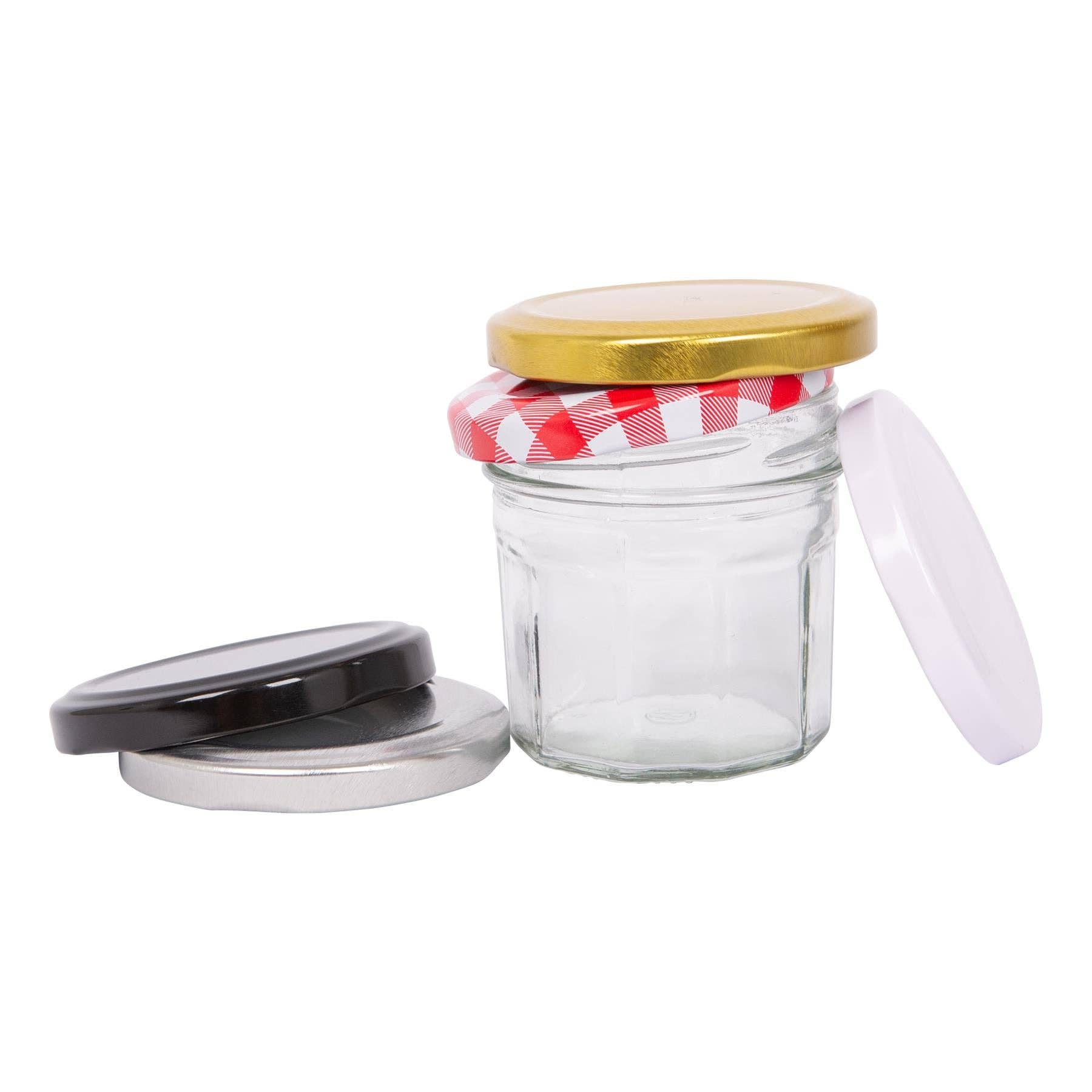 Rinkit Pty Ltd - Wholesale Jar - 110ml Glass Jam Jar with Lid - By Argon Tableware22