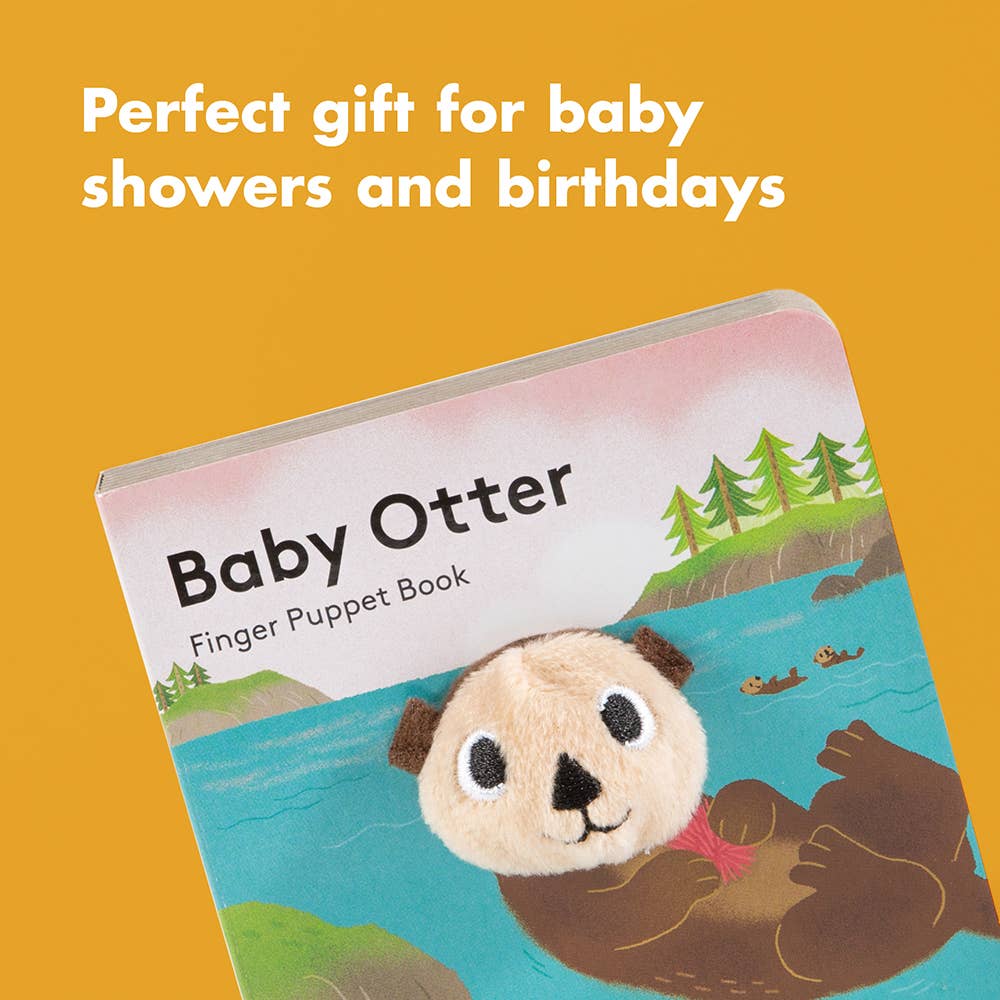 Chronicle Books - Wholesale Baby & Toddler Book (0-2) - Baby Otter: Finger Puppet Book3