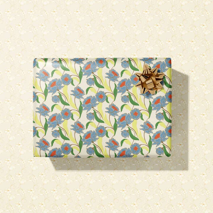 Hoja de papel de regalo Primavera - Doble cara para venta al por mayor de re:mused studio