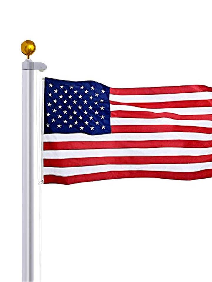 Aluminium 5-sectie residentiële en commerciële vlagweergave voor wholesale door Two Group Flag Co