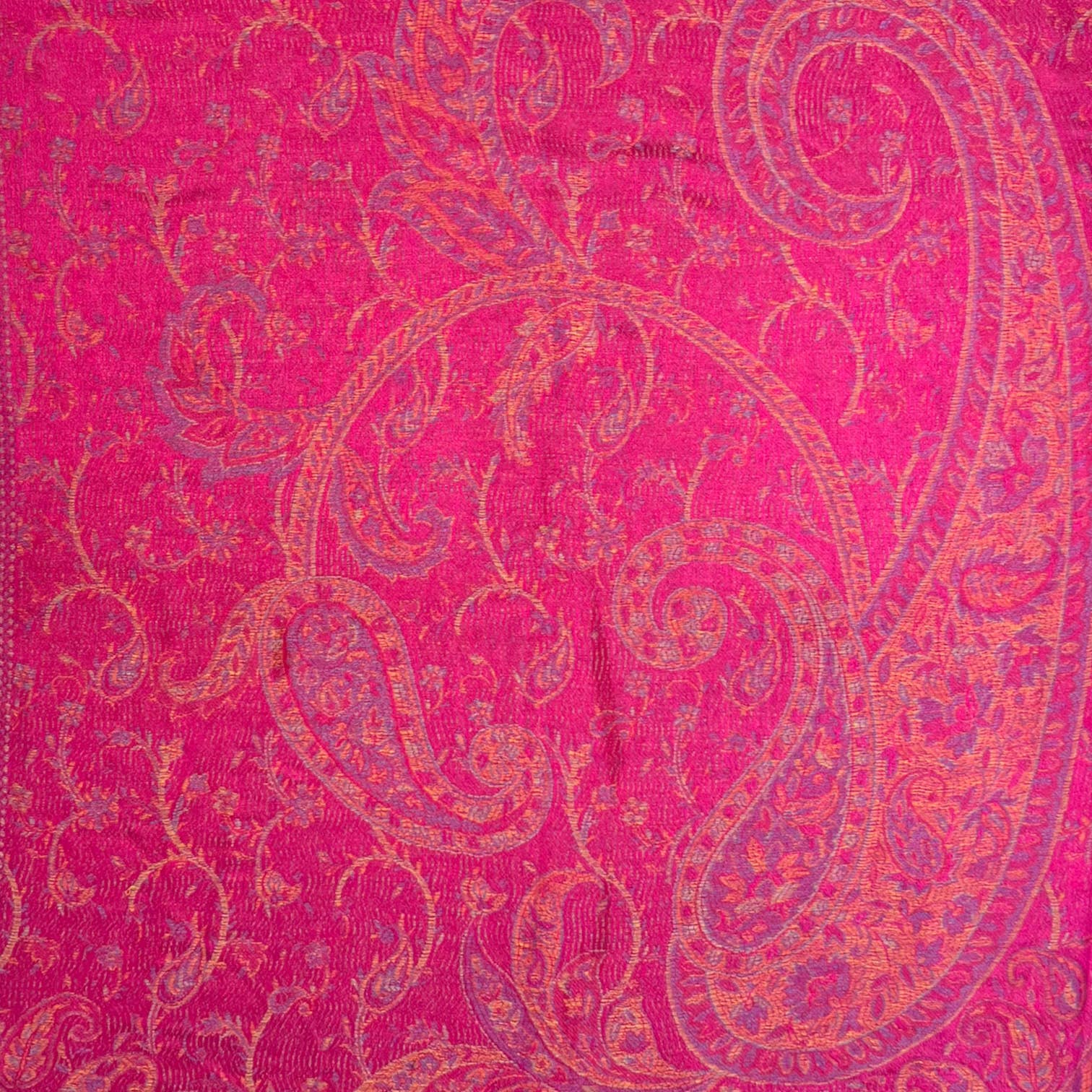 London Scarves - Vendita all'ingrosso Sciarpa - Donna - Pashmina jacquard con stampa paisley e frange5