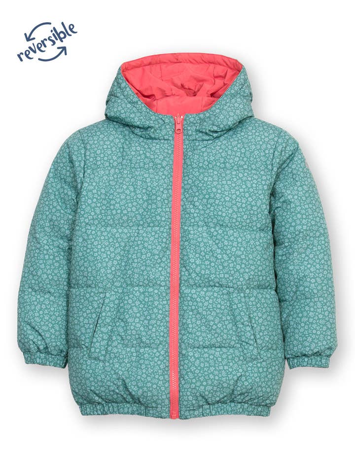 Manteau Cocoon Réversible Pixie Petals pour la vente par Kite Clothing