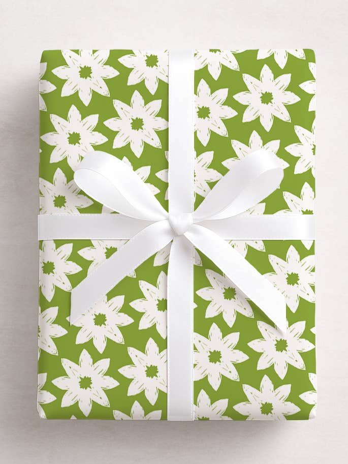 Starburst Wrapping Paper for wholesale by Dallis Foshee Art & Design, LLC