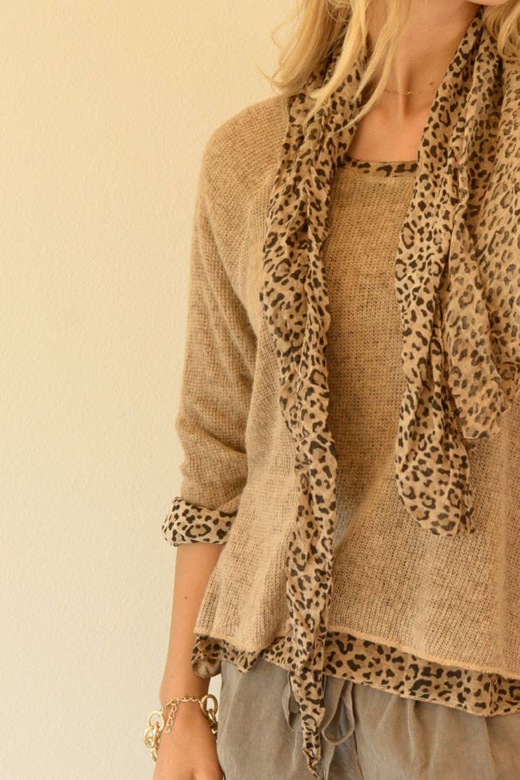 Ambiente - Wholesale Knit Sweater - Women's - WASHED VISCOSE BLENDED MOHAIR SWEATER-T2309EL1862119