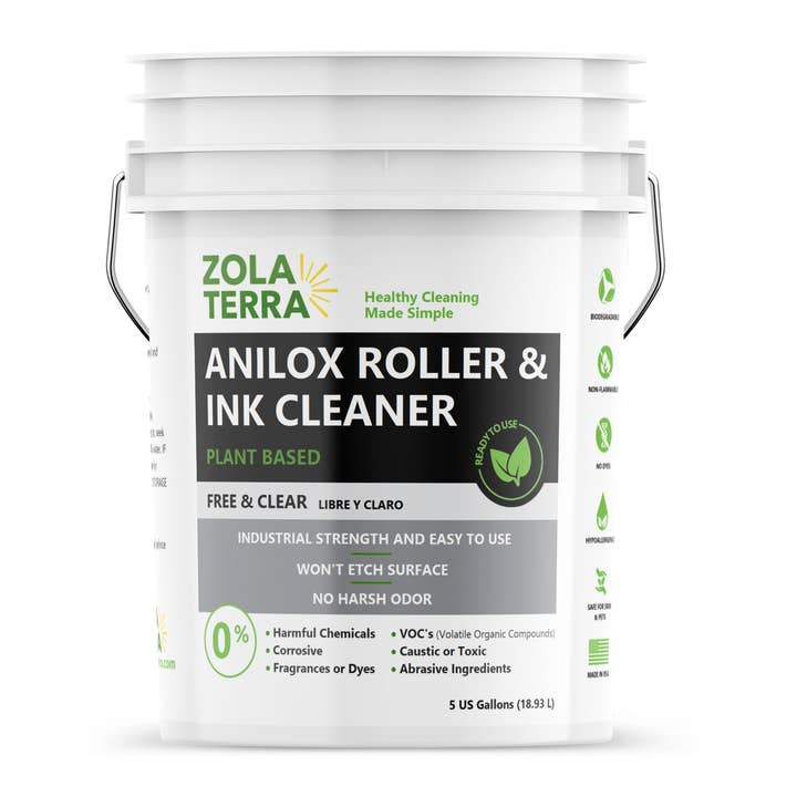 ZolaTerra – wholesale Multi-surface cleaner – Anilox Roller & Ink Cleaner1