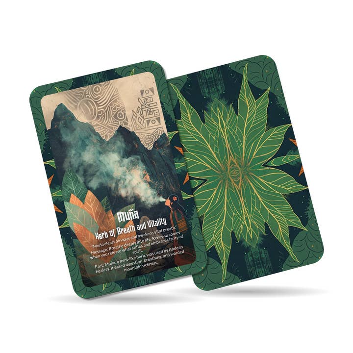 Ibiza Tarot USA - Wholesale Tarot Cards - Andean Herbs Mountain Medicine Oracle Deck – 22 Cards1