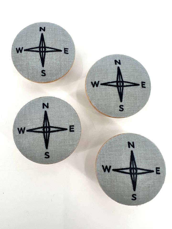 Kompas Skuffegreb Sæt med 4 for engroshandel hos Rusty Canvas