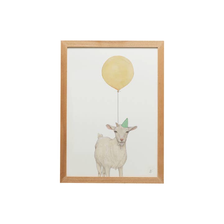 Mister Peebles - Wholesale Art Print - Balloon Animal Print - Goat