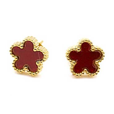 Trendy flower earrings for wholesale by Reference Mode