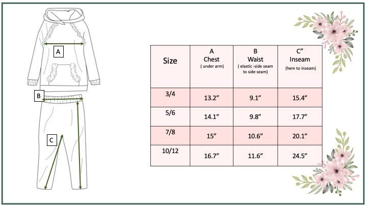 Adorable Sweetness - Wholesale Top & Leggings Set - Kids - Kids Gray Ruffle Hoodie and Rainbow Stripe Leggings Fall Set6