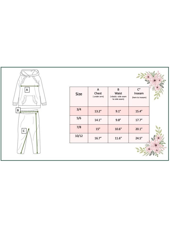 Adorable Sweetness - Wholesale Top & Leggings Set - Kids - Kids Gray Ruffle Hoodie and Rainbow Stripe Leggings Fall Set6