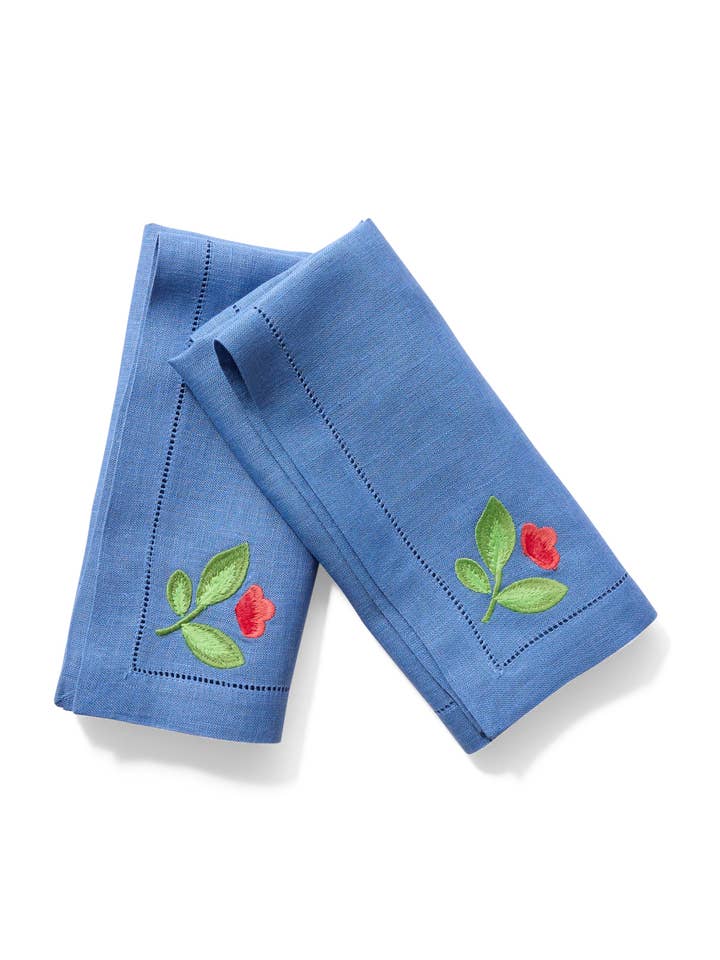 Blossom Ocean Napkin (Set of 4) for wholesale by Isla Capricho Homeware