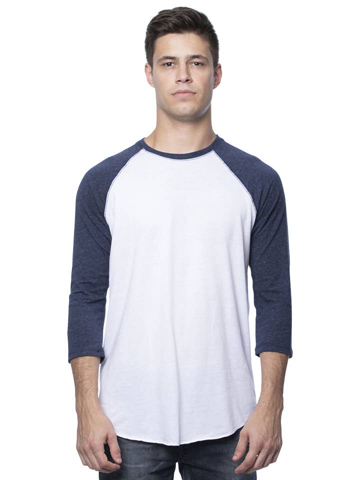 Royal Apparel - Wholesale T-Shirt - Men's - UNISEX TRIBLEND RAGLAN BASEBALL SHIRT10