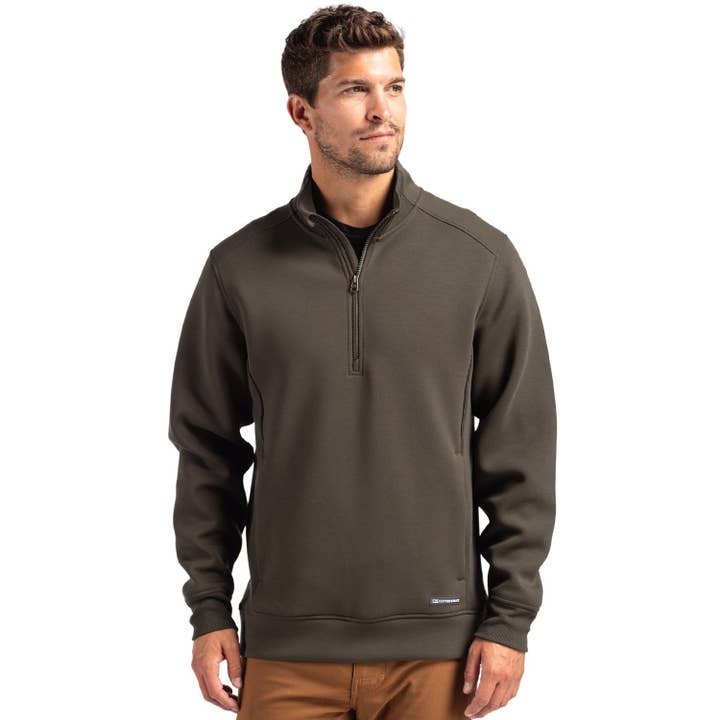 Cutter & Buck - Wholesale Sweatshirt - Men's - Cutter & Buck Roam Eco Recycled Quarter Zip Mens Pullover3