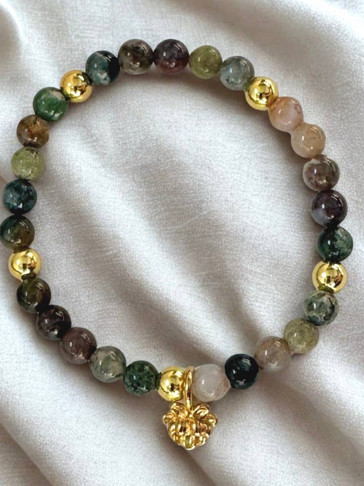 Pulseira Serenidade de Lótus por atacado de Tahana Designs