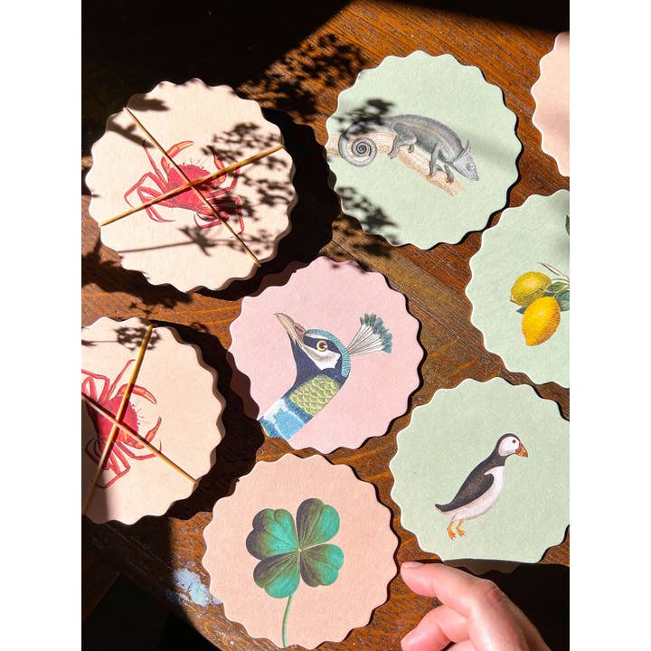 30x40 - Wholesale Coasters - Coaster Set Good Vibes 🍀🐓🐢 UPDATE - New Designs2