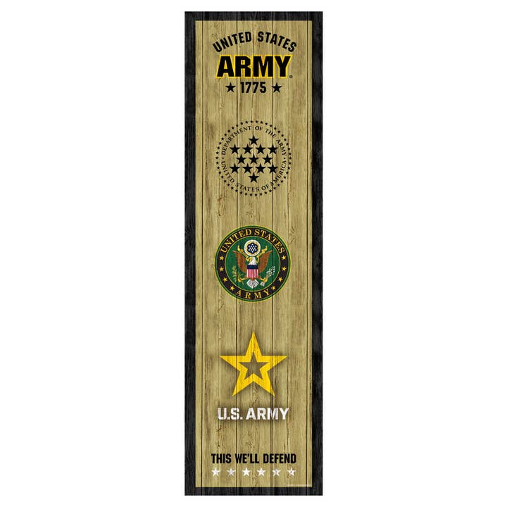 Army Heritage 10 x 35-inch Sign for wholesale by 7.62 Design