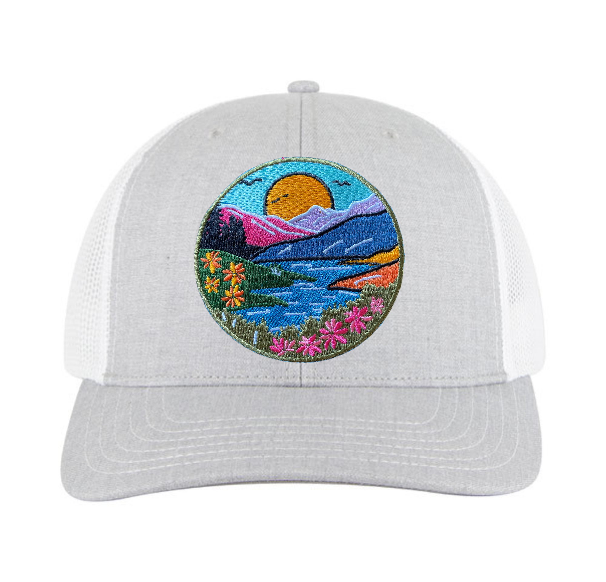 帽子 always coral pattern trucker cap always coral pattern trucker cap