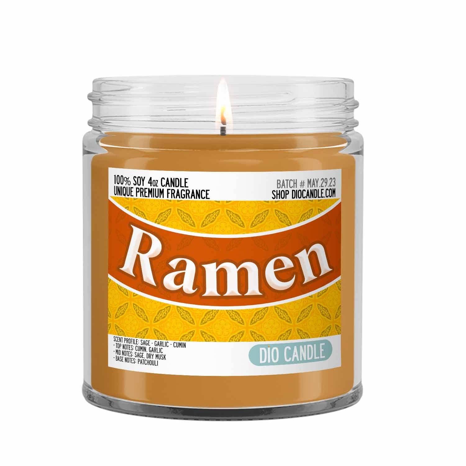 Dio Candle Company - Venta al por mayor Velas en tarros - Vela de Ramen - Cantidad Limitada Disponible2