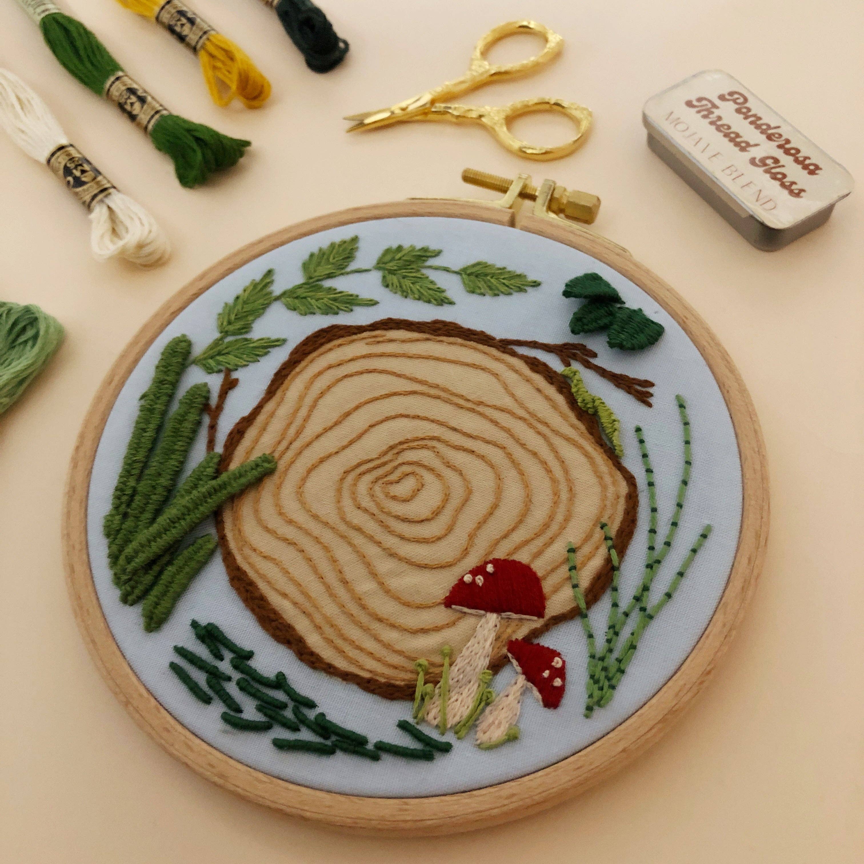 MCreativeJ - Wholesale Embroidery/Cross Stitch Supplies - 3D Woodland - Advanced Hand Embroidery DIY Craft Kit7