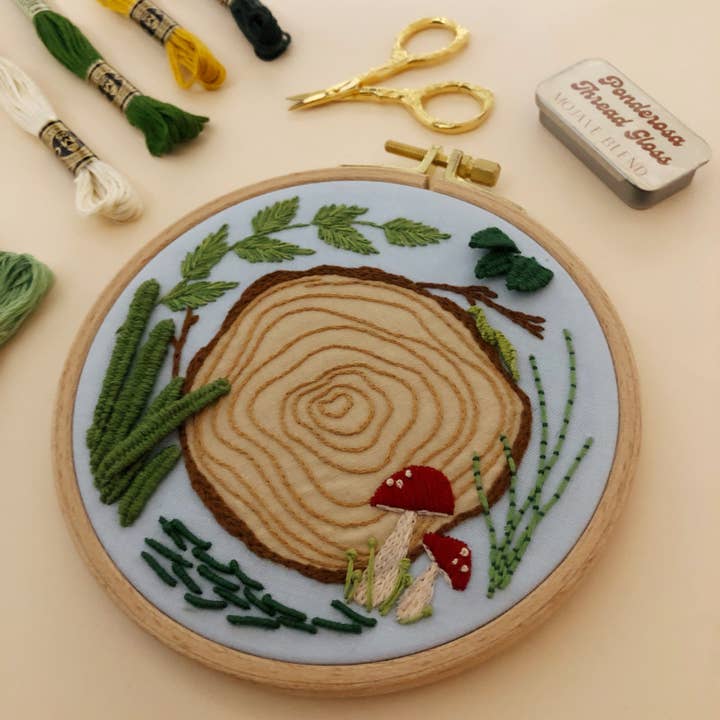 MCreativeJ - Wholesale Embroidery/Cross Stitch Supplies - 3D Woodland - Advanced Hand Embroidery DIY Craft Kit7