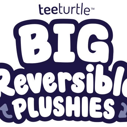 TeeTurtle - Wholesale Stuffed/Plush Toy - Kids & Baby - TeeTurtle Big Reversible Axolotl Plushie (Aqua + Pink)3