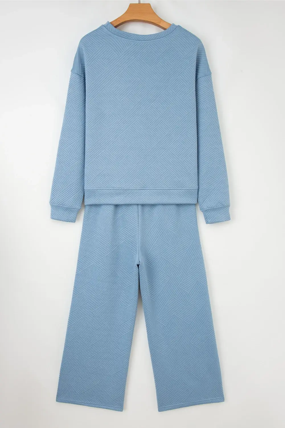 Suhkasana - Wholesale Lounge Set - Women's - Dahlia Ultra Loose Textured 2pcs Slouchy Outfit81