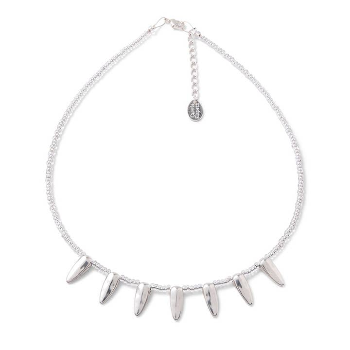 Carrie Elspeth Jewellery - Wholesale Beaded/pearl necklace - Silver Strings Necklace