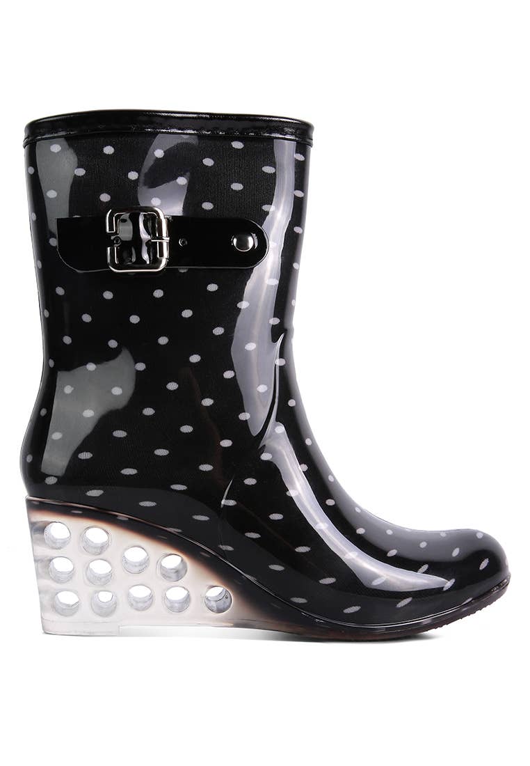 Rag Company - Wholesale Rain Boots - Women's - Drench Clear Wedge Rainboots7