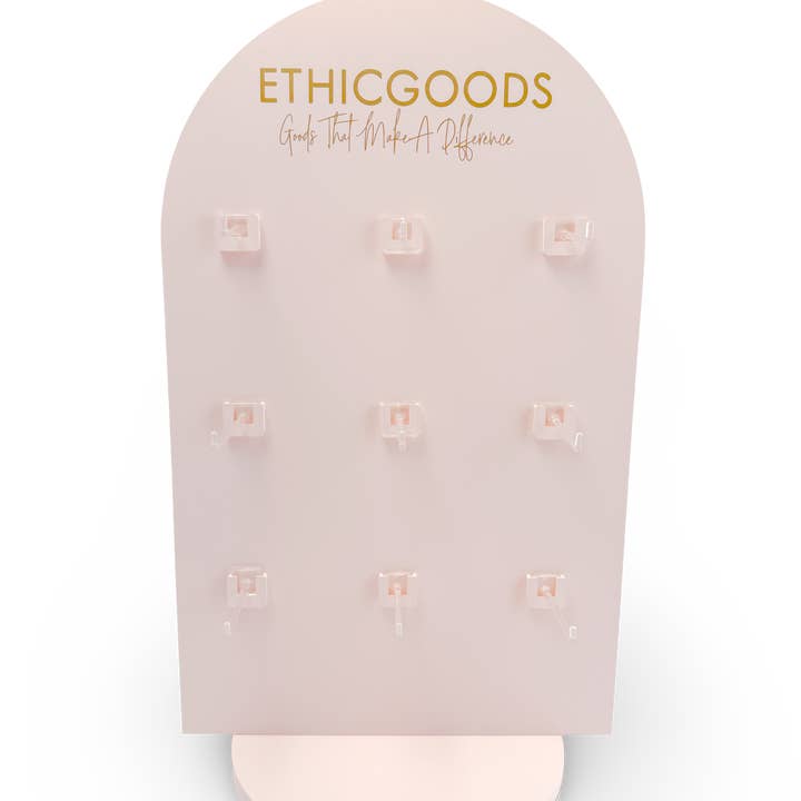 ETHICGOODS - Wholesale Jewelry Stand & Display - FREE with orders over $1000 - Pink Spinner Display 1