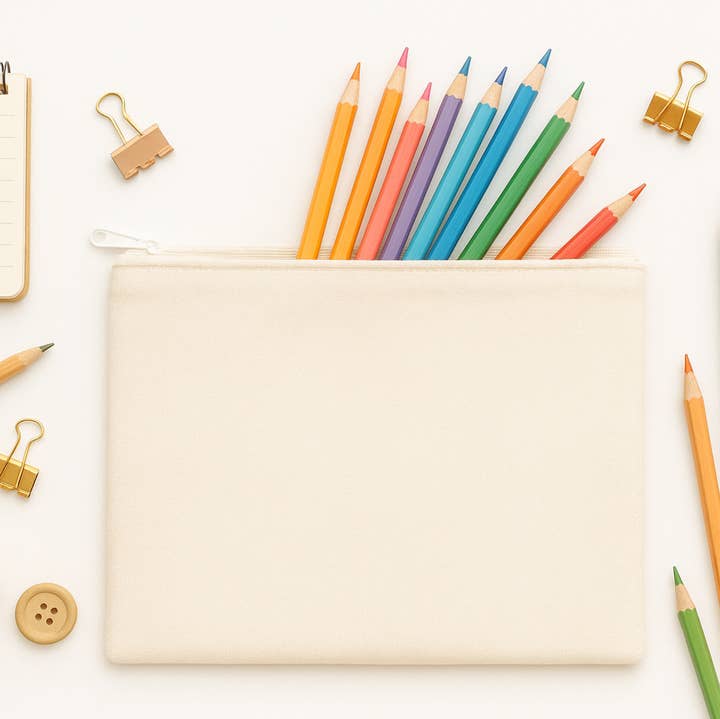 House of Kraft – wholesale Pouch – Women’s – Canvas Pouches | Plain Travel Pouch | MakeUp Pouch12