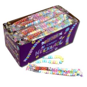 Stretchable Candy Bracelets - Bulk 48 pack of individually wrapped  nostalgic candies - Easter, Party and Event Favor Supplies