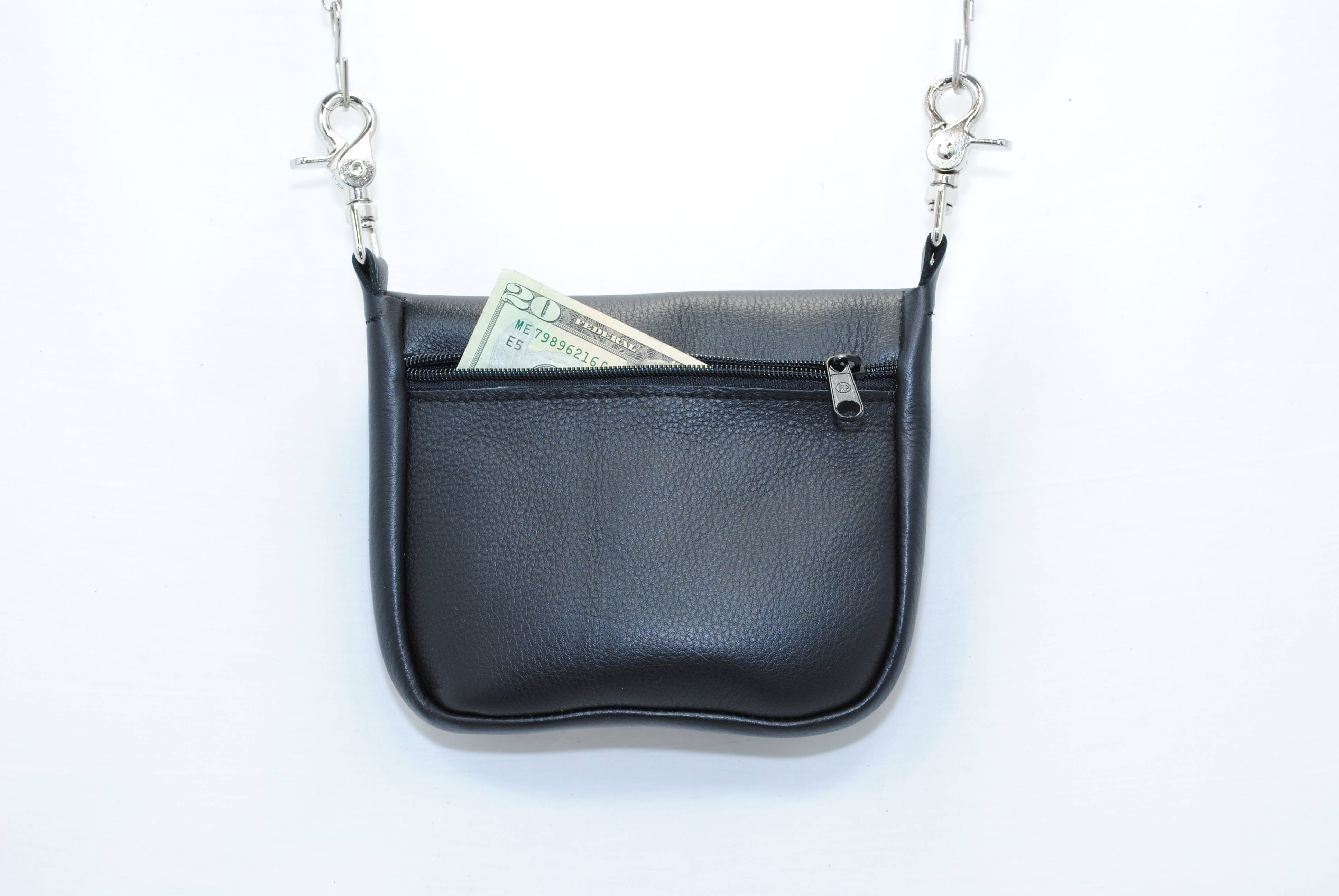 Hip Bag Company - Wholesale Belt Bag - Women's - Double Pocket Whip Stitch Hip Bag 3.3-053