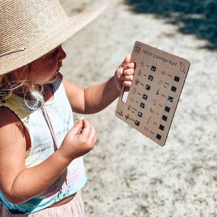 Timber Tots - Wholesale Wood toy – Child - Nature Scavenger Hunt Board2